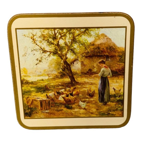 Set of 5 Pimpernel Coasters Country Lifestyle Vintage - Picture 6 of 10
